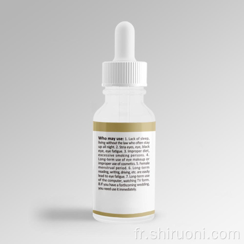 Skincare Eye Serum Anti-Aging Élimine les poches